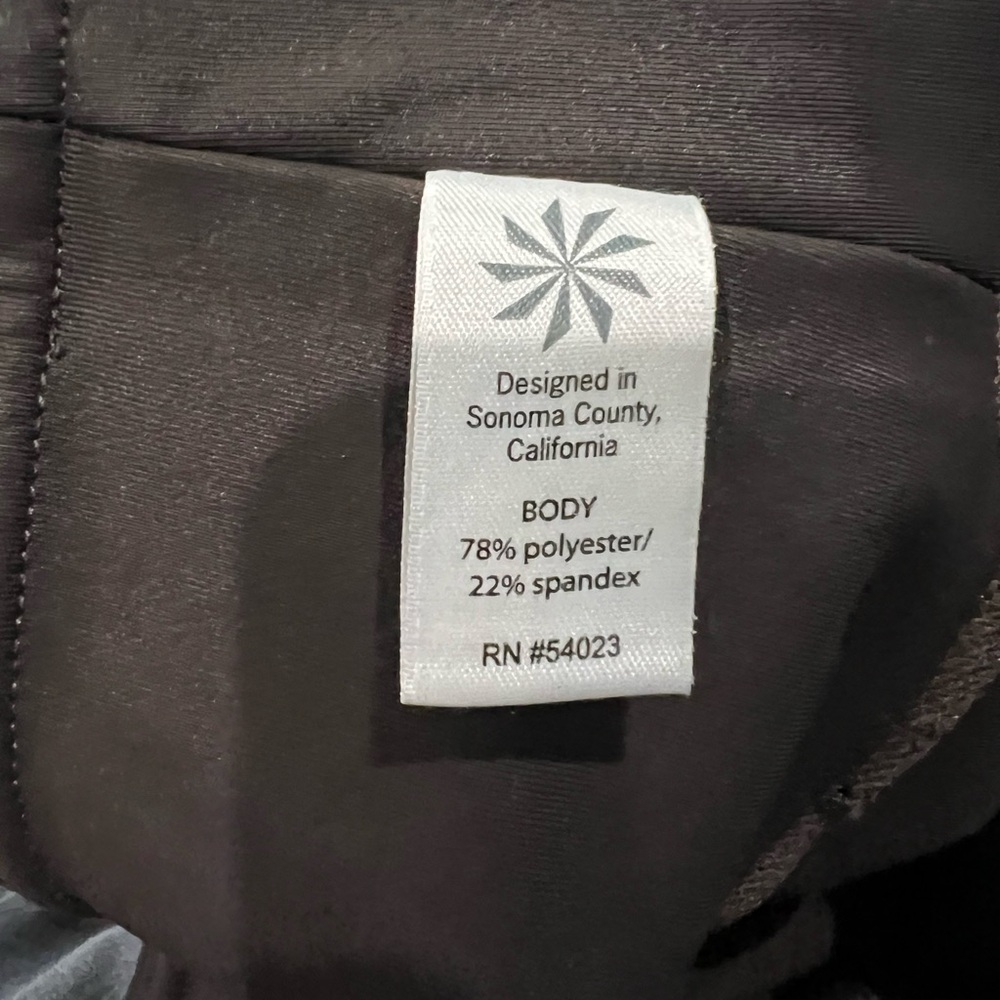Athleta Women’s Leggings in coated brown color - size large - Picture 4 of 4